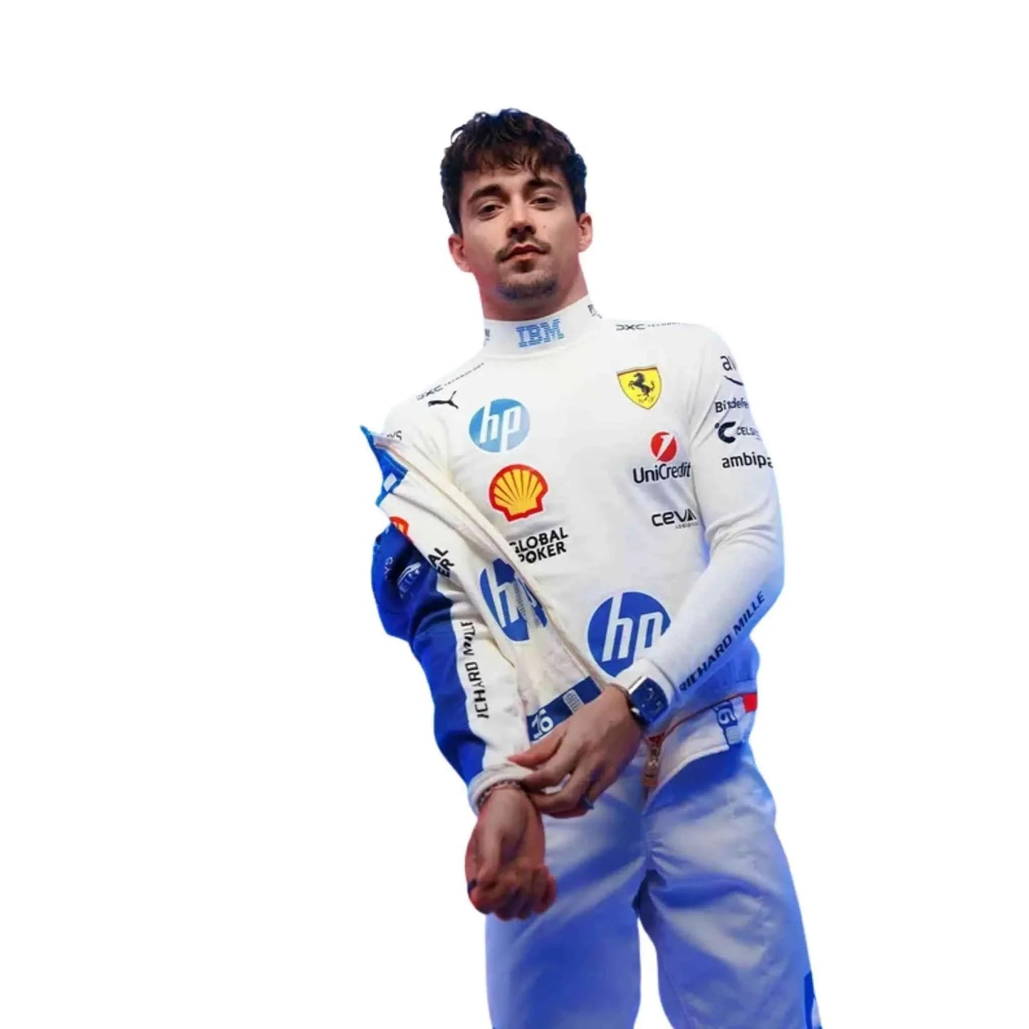 Charles Leclerc 2025 Miami GP Ferrari F1 Racing Suit | Fine Racegear