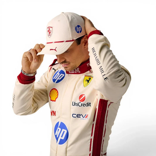 2026 Monaco Grand Prix Ferrari F1 Inspired Race Suit | Fine Racegear - Fine Racewears
