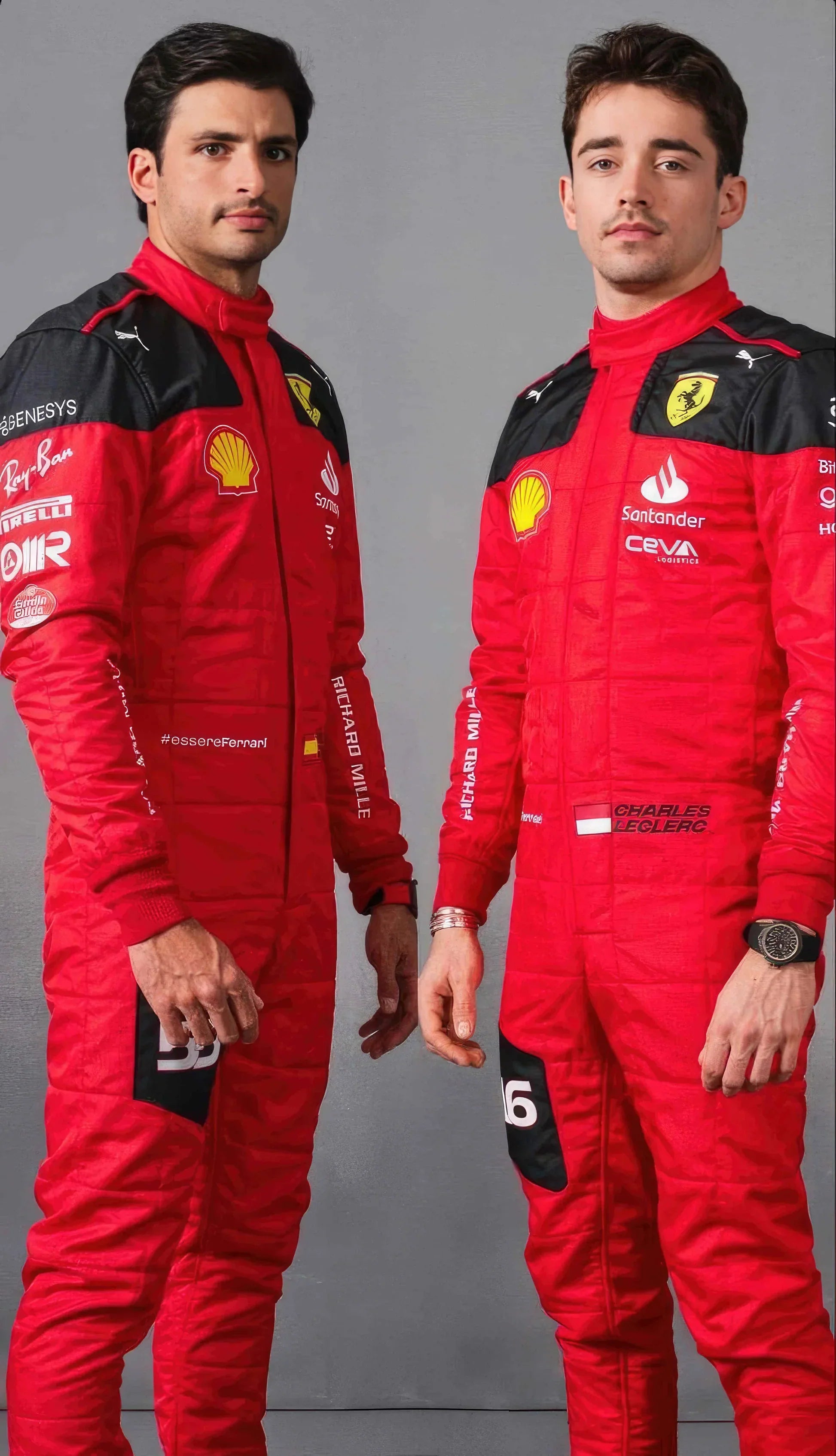 2023 Carlos Sainz Scuderia Ferrari F1 Race Suit - Fine Racewears