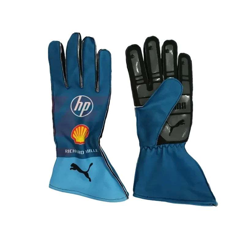 2024 Charles Leclerc Ferrari Hp Miami Gp F1 Race Gloves - Fine Racewears