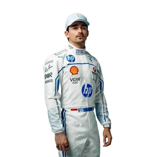 Charles Leclerc 2025 Monaco GP F1 Racing Suit | Fine Racegear