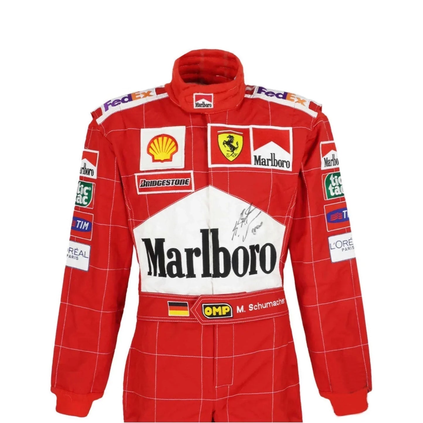 Michael Schumacher 2004 Embroidery / Patch Replica Race Suit / Ferrari F1 - Fine Racewears