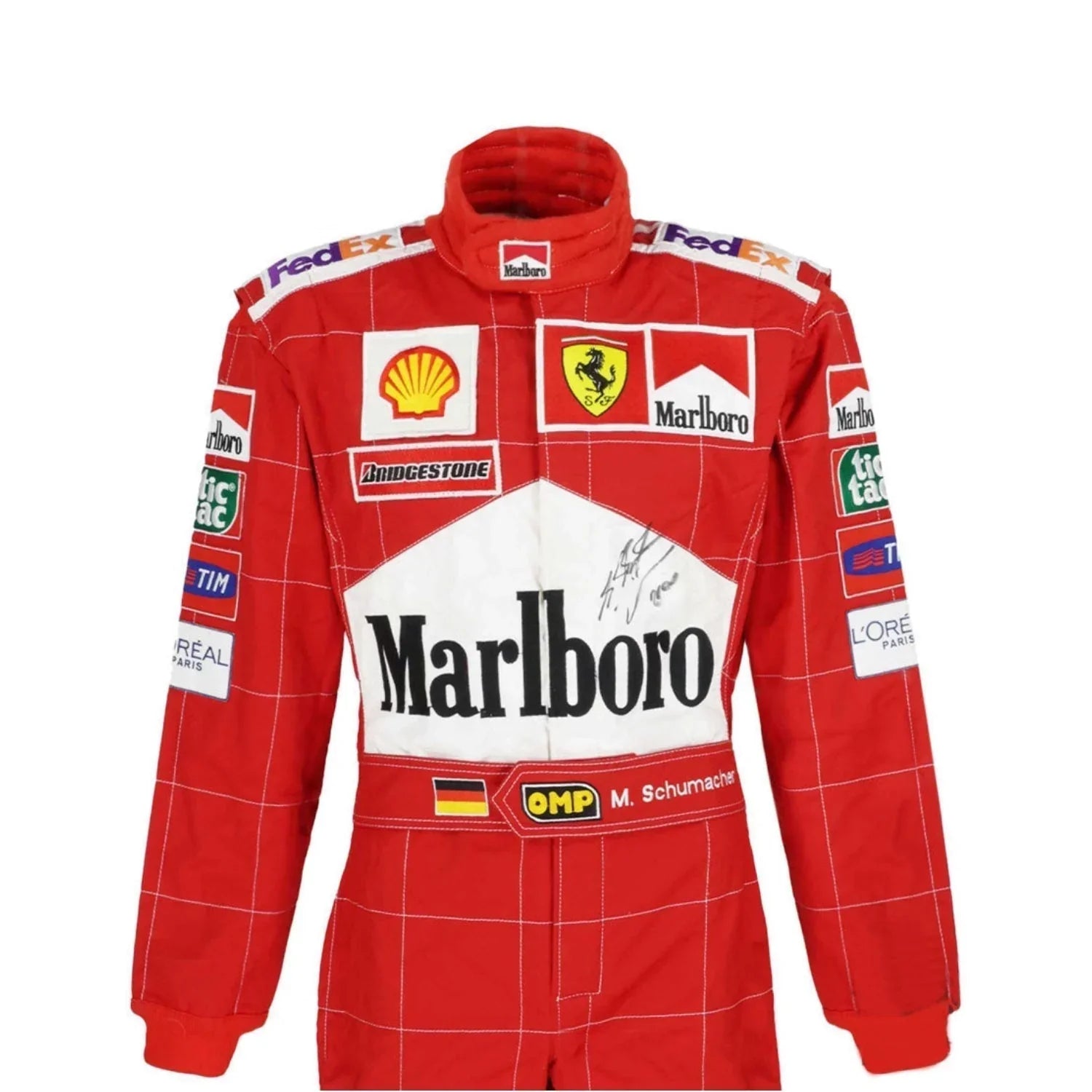 Michael Schumacher 2004 Embroidery / Patch Replica Race Suit / Ferrari F1 - Fine Racewears