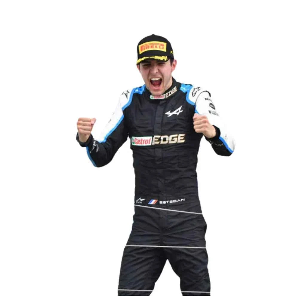 Esteban Ocon 2021 Castrol Alpine F1 Racing Suit