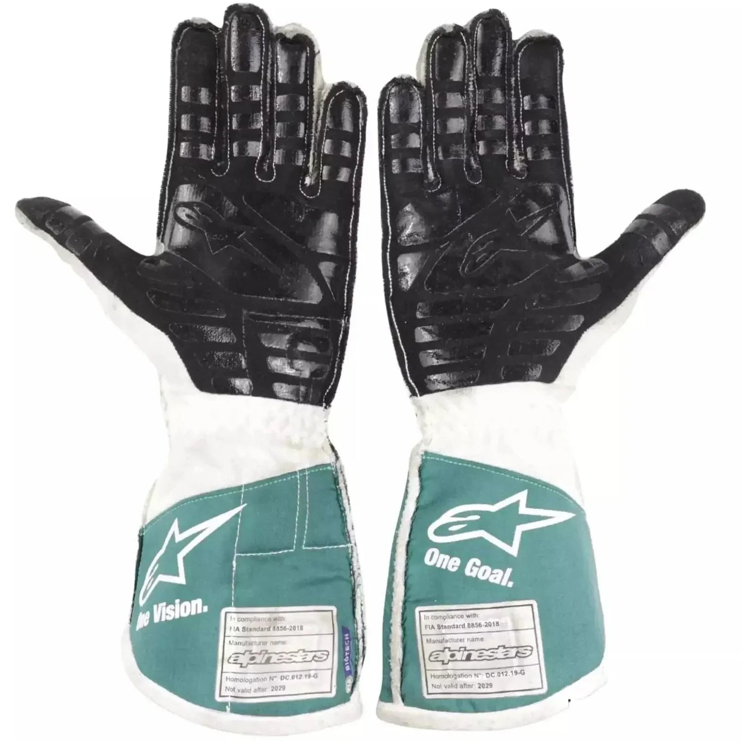 2021 Lance Stroll Aston Martin F1 Race Gloves - Fine Racewears
