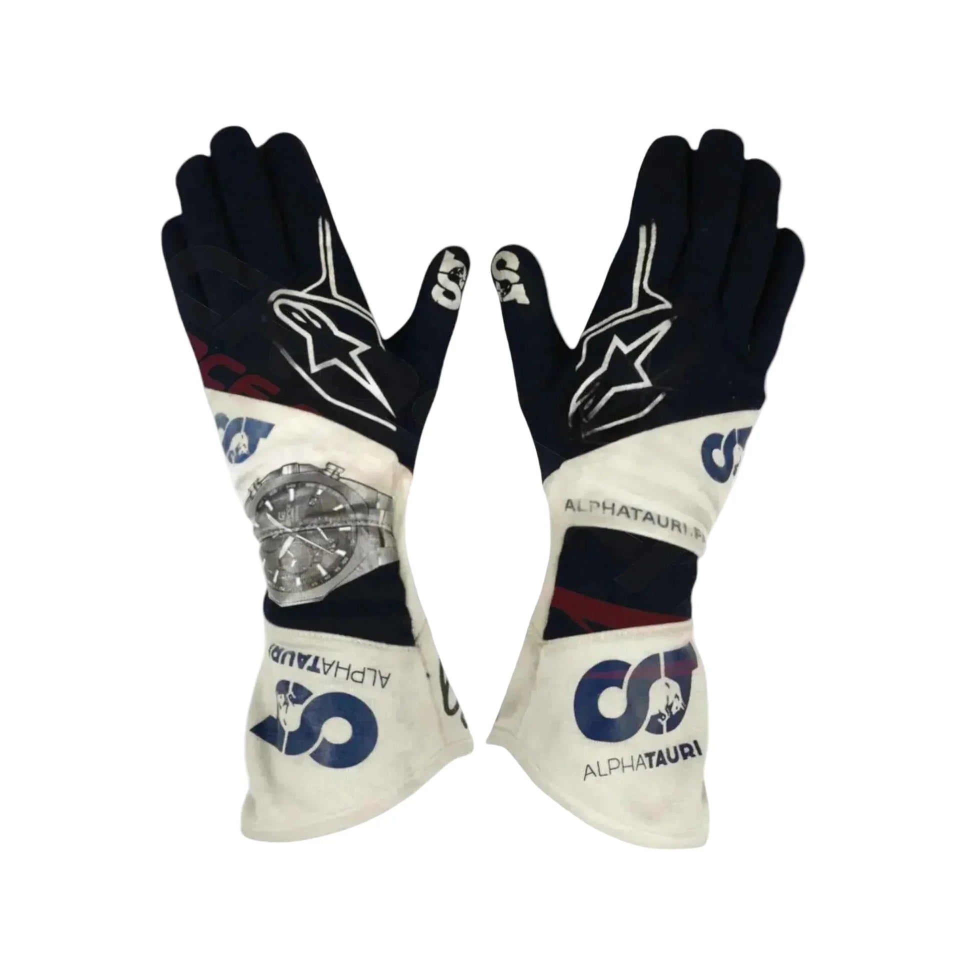 2021 Pierre Gasly Alphatauri F1 Race Gloves