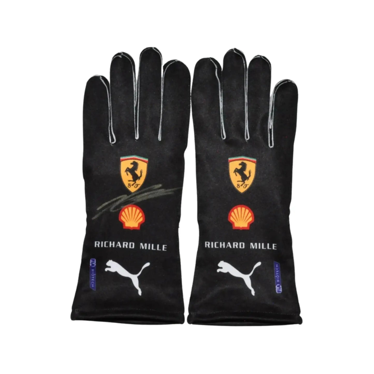 2022 Charles Leclerc Ferrari Replica F1 Gloves Pair - Fine Racewears