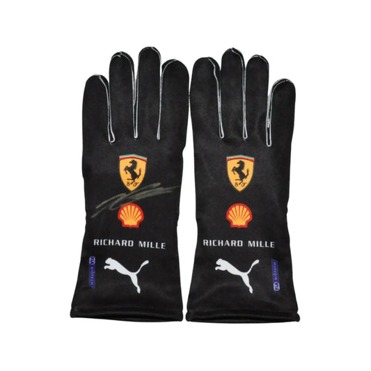 2022 Charles Leclerc Ferrari Replica F1 Gloves Pair - Fine Racewears