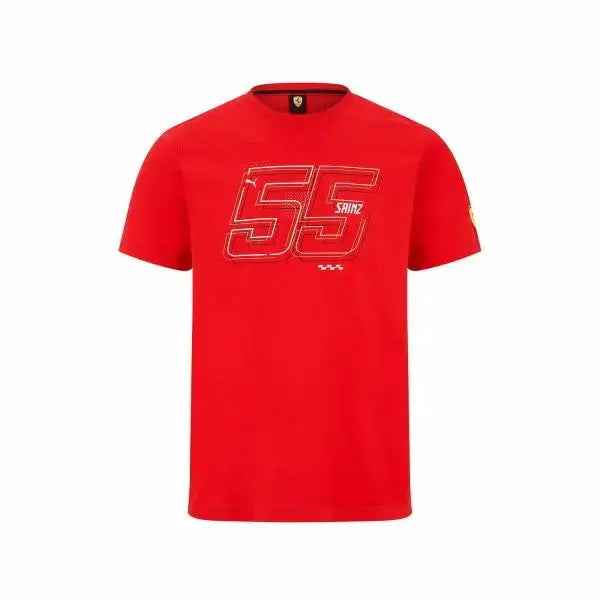 2022 Ferrari Italy F1 Mens Sainz T-shirt Red