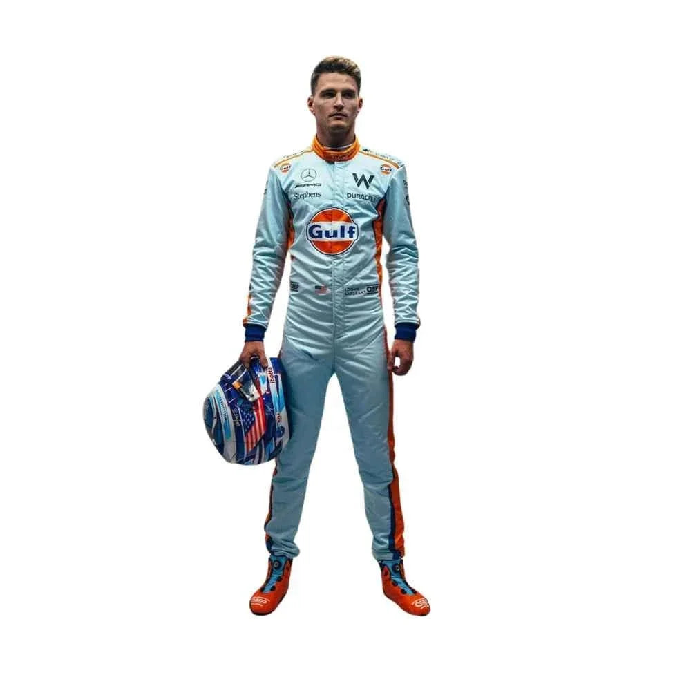Logan Sargeant 2023 Gulf Singapore GP Williams F1 Racing Suit