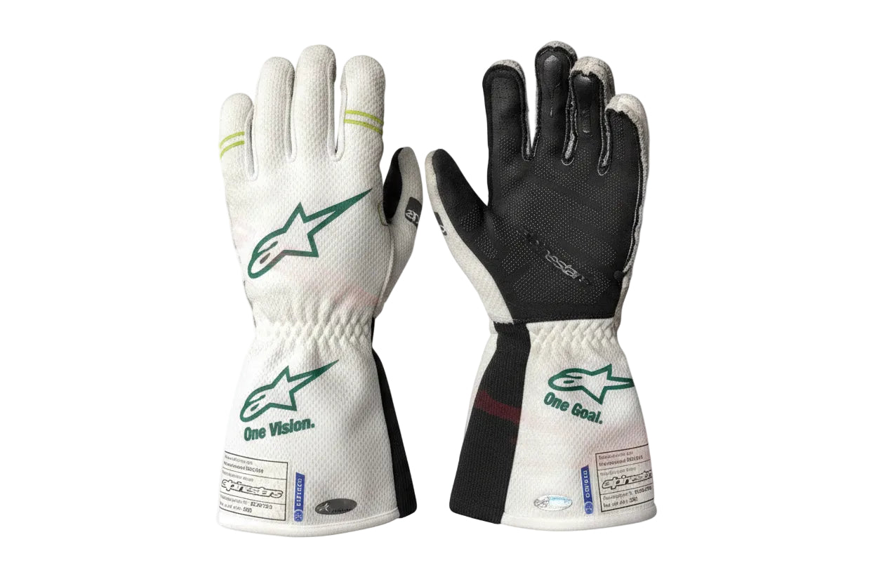 2023 Lance Stroll Aston Martin F1 Race Gloves