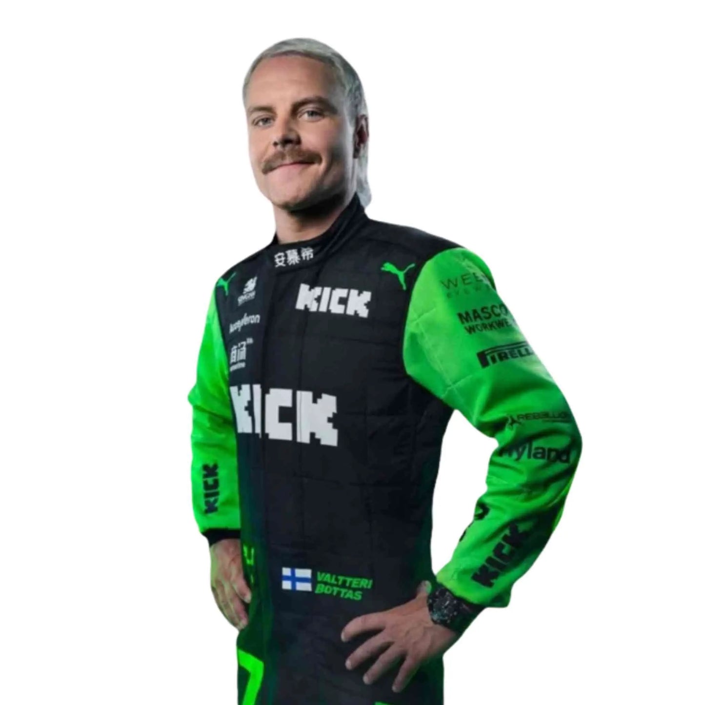 2024 Valtteri Bottas Kick Sauber F1 Race Suit - Fine Racewears