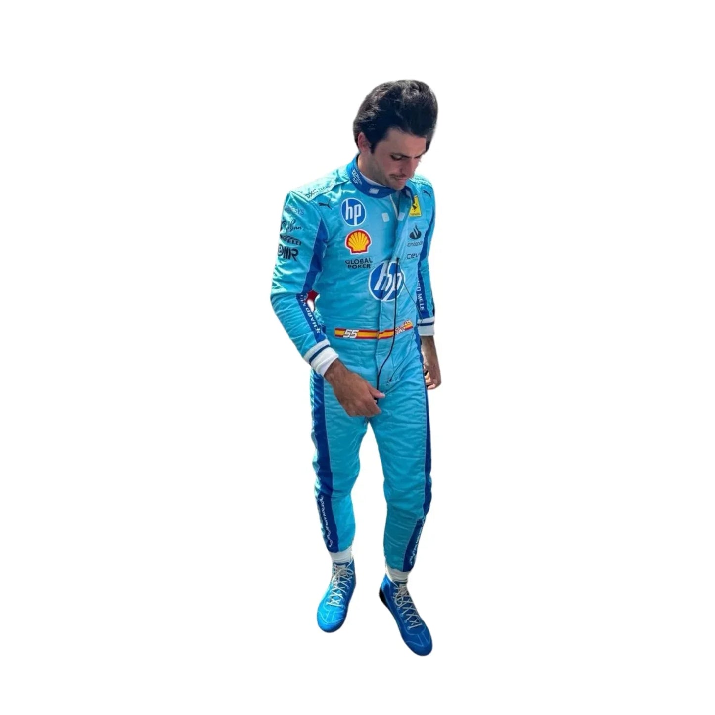 2024 Carlos Sainz Miami GP F1 Racing Suit | Fine Racegear - Fine Racewears