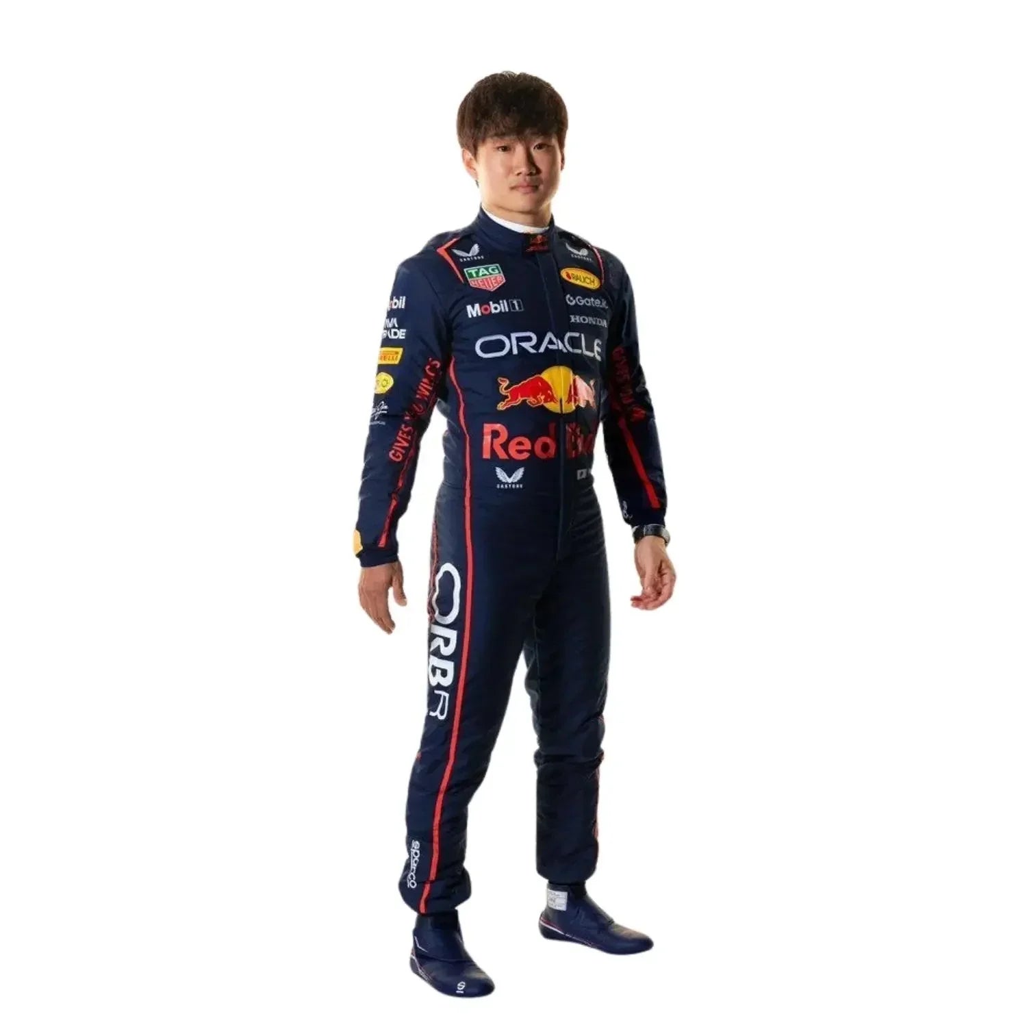 2025 Yuki Tsunoda Abu Dhabi GP F1 Racing Suit | Fine Racegear - Fine Racewears