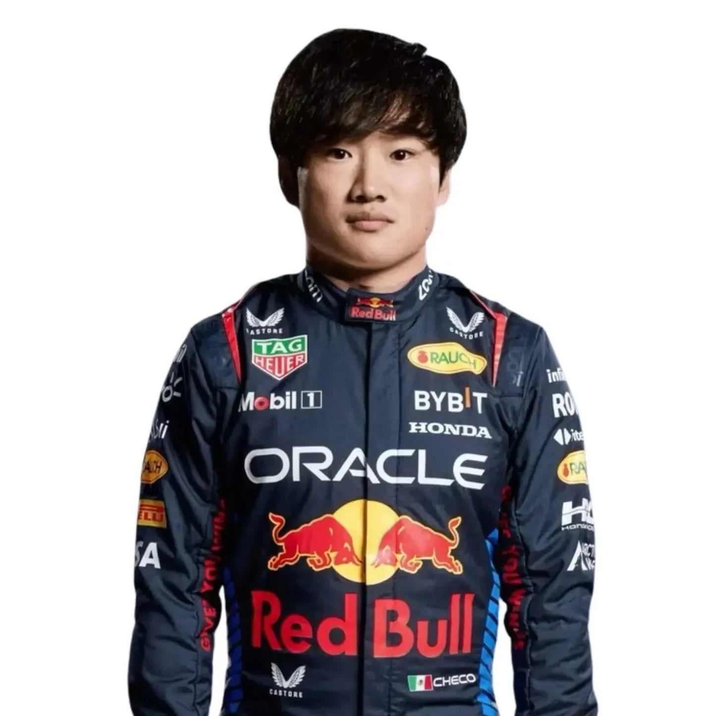 2025 Yuki Tsunoda Abu Dhabi GP F1 Racing Suit | Fine Racegear - Fine Racewears