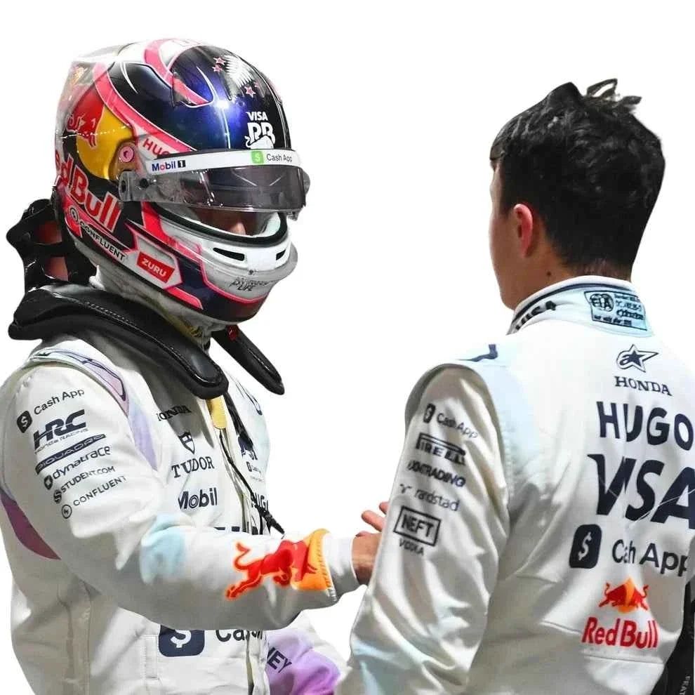 2025 F1 Racing Costume Worn By Isack Hadjar and Liam lawson Las Vegas GP