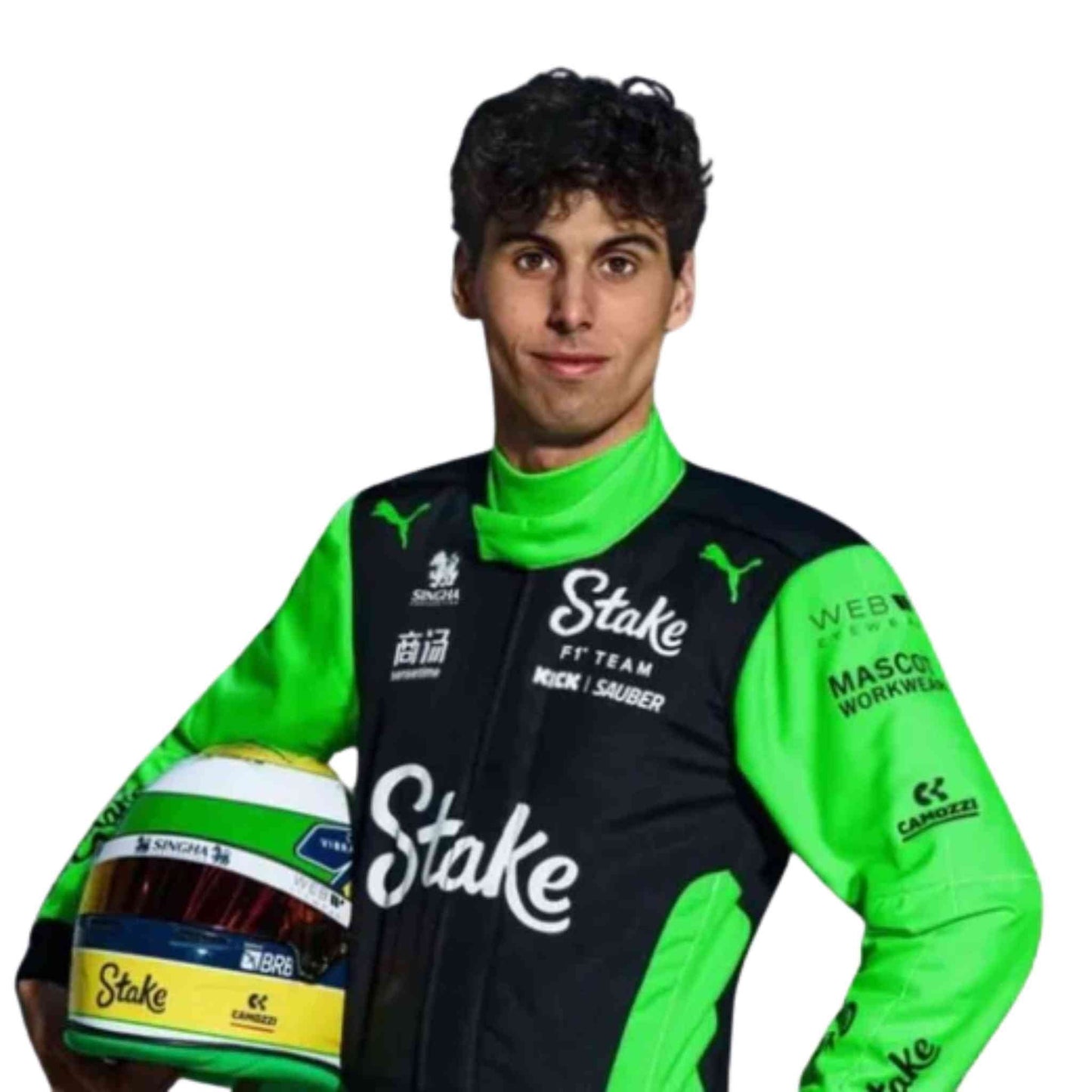 Gabriel Bortoleto 2025 Kick Sauber F1 Inspired Race Suit | Fine Racegear - Fine Racewears