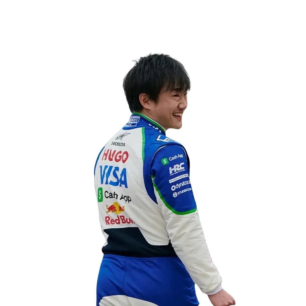 2025 Yuki Tsunoda VISA RB F1 Race Suit - Fine Racewears