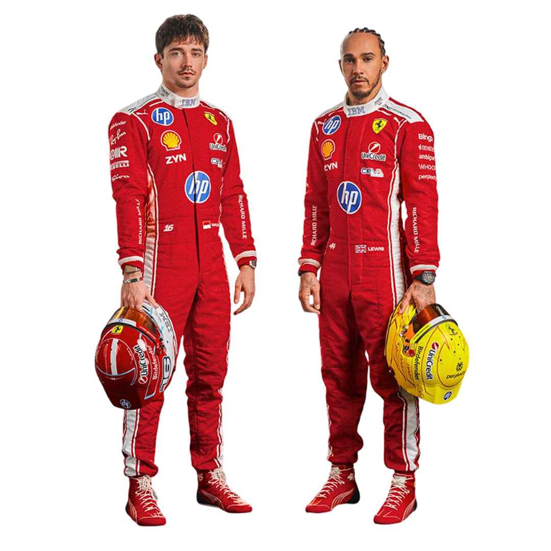 2026 Charles Leclerc & Lewis Hamilton F1 Racing suit | Fine Racegear - Fine Racewears