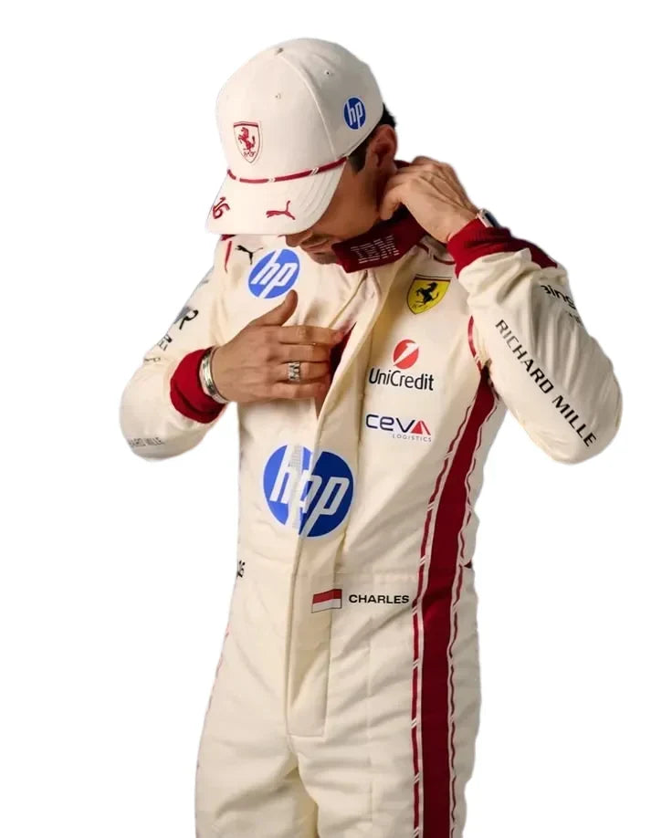 2026 Charles Leclerc Monaco GP F1 Racing Suit | Fine Racegear - Fine Racewears