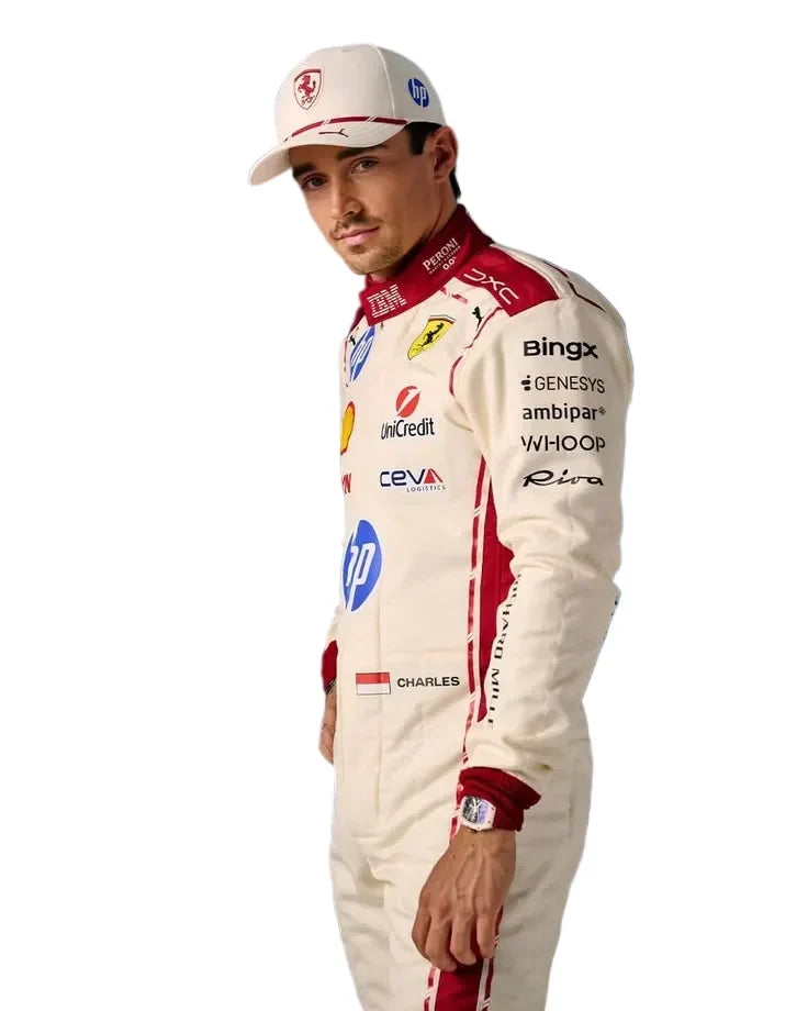 2026 Charles Leclerc Monaco GP F1 Racing Suit | Fine Racegear - Fine Racewears