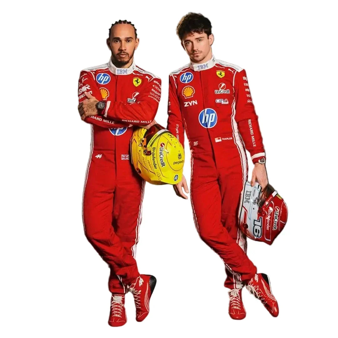 2026 Charles Leclerc & Lewis Hamilton F1 Racing suit | Fine Racegear - Fine Racewears