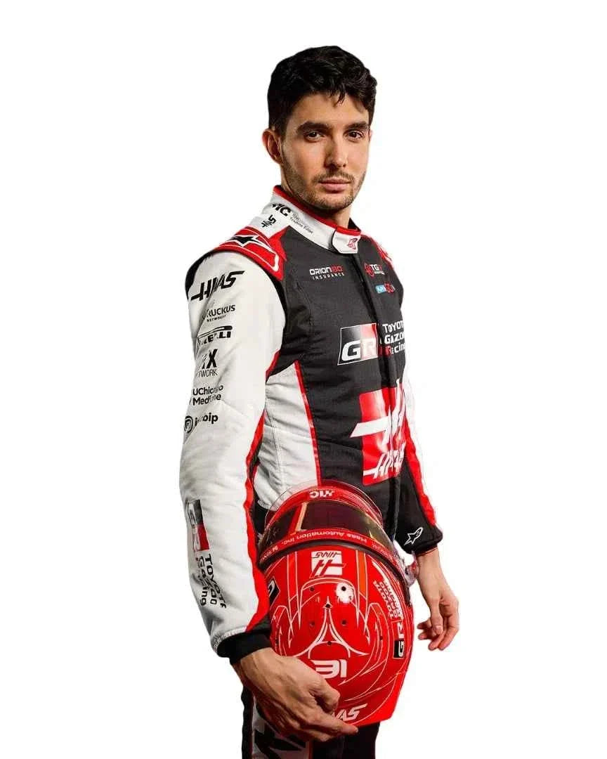 2026 F1 Racing Suit Worn by Esteban Ocon & Oliver Bearman | Haas F1 Team