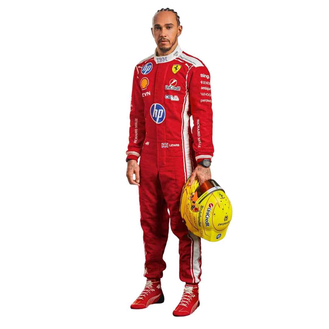 2026 Charles Leclerc & Lewis Hamilton F1 Racing suit | Fine Racegear - Fine Racewears