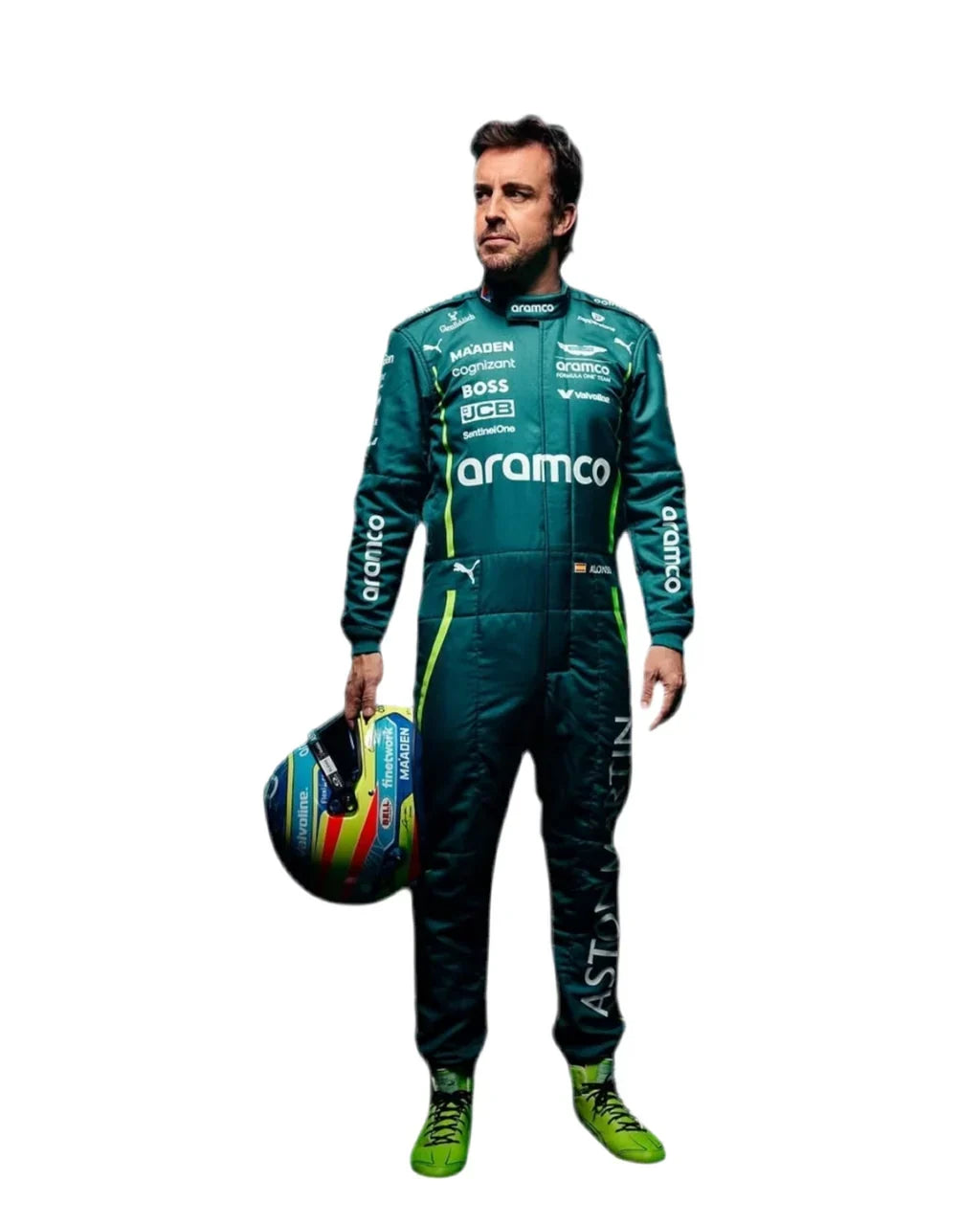 2025 Fernando Alonso Aston Martin F1 Race Suit - Fine Racewears