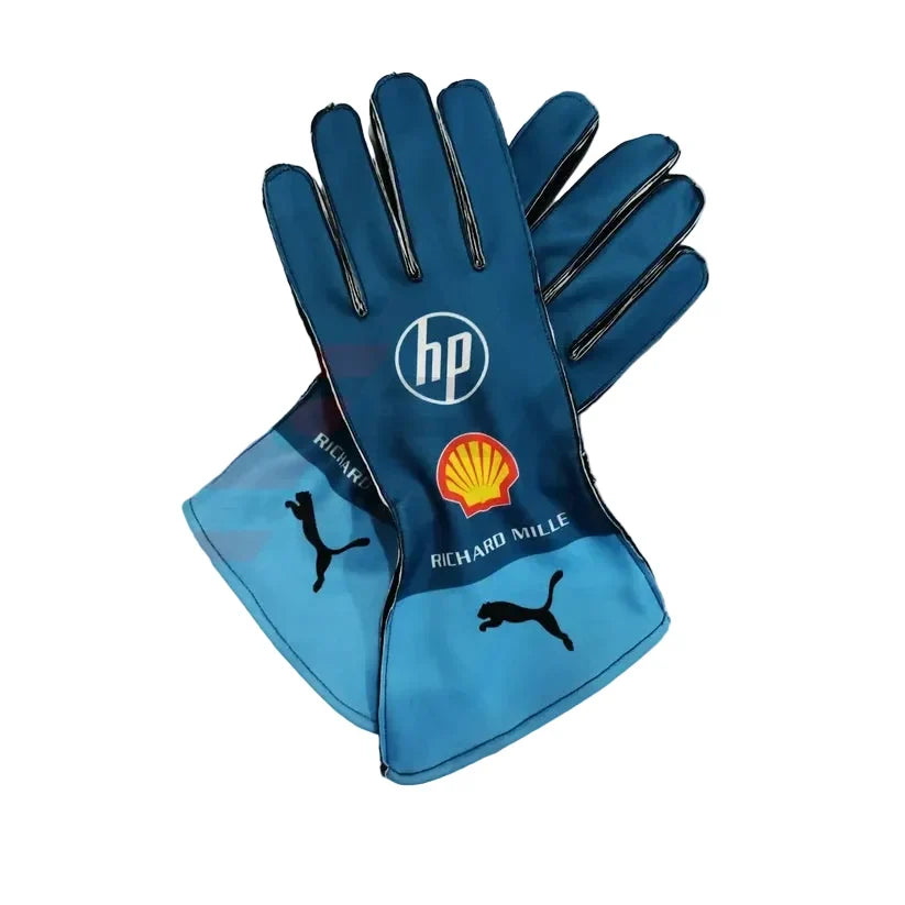 2024 Charles Leclerc Ferrari Hp Miami Gp F1 Race Gloves - Fine Racewears