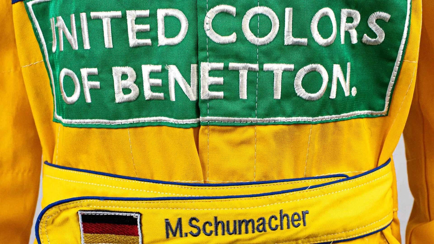 Michael Schumacher 1991 F1 Team Embroidery Replica Race Suit