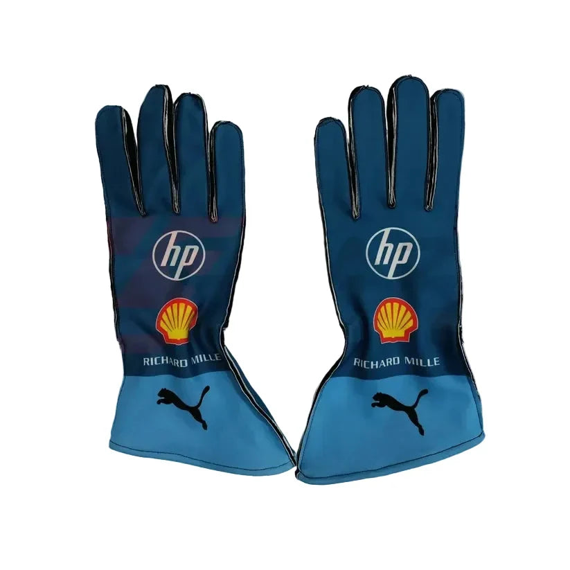 2024 Charles Leclerc Ferrari Hp Miami Gp F1 Race Gloves - Fine Racewears