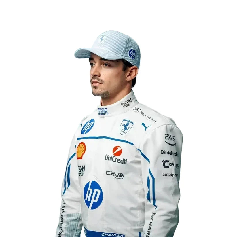 2025 Charles Leclerc Scuderia Ferrari Hp Monaco GP Race Suit - Fine Racewears