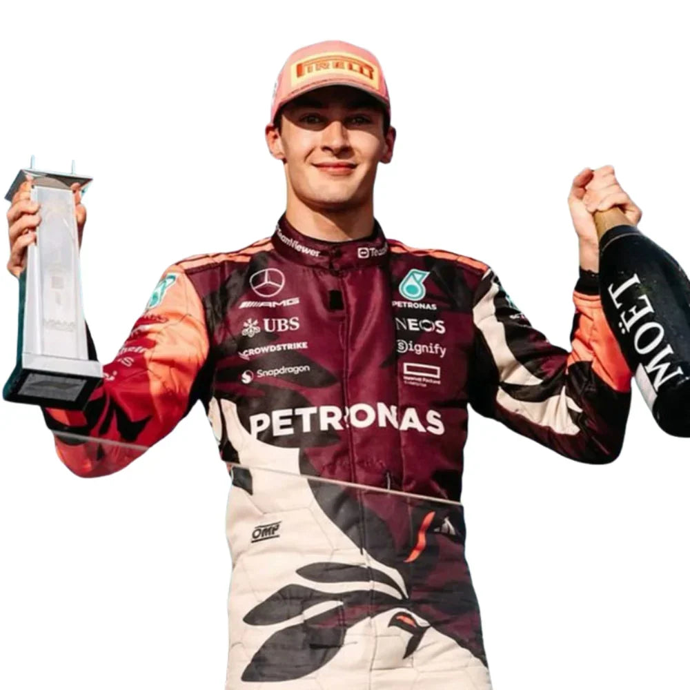 George Russell 2025 Mercedes F1 Inspired Race Suit | Fine Racegear - Fine Racewears