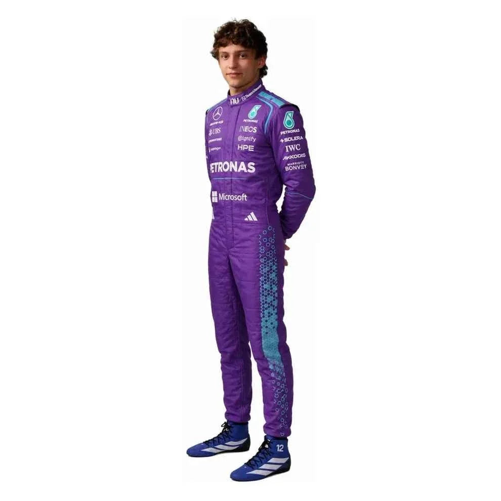 2026 F1 Racing Costume Worn by George Russell & Andrea Kimi Antonelli – Miami GP Mercedes | Fine Racegear
