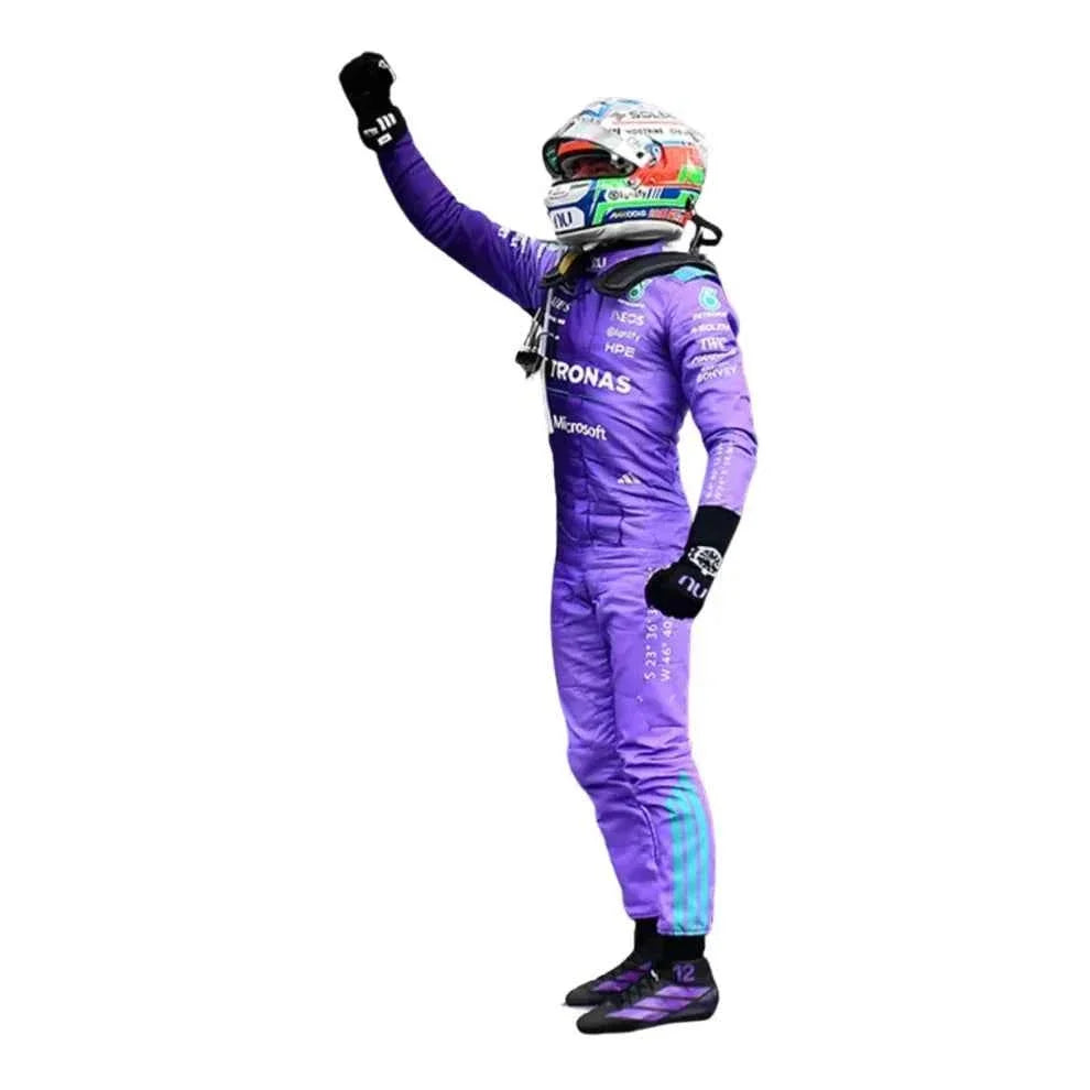 2026 F1 Racing Costume Worn by George Russell & Andrea Kimi Antonelli – Miami GP Mercedes | Fine Racegear