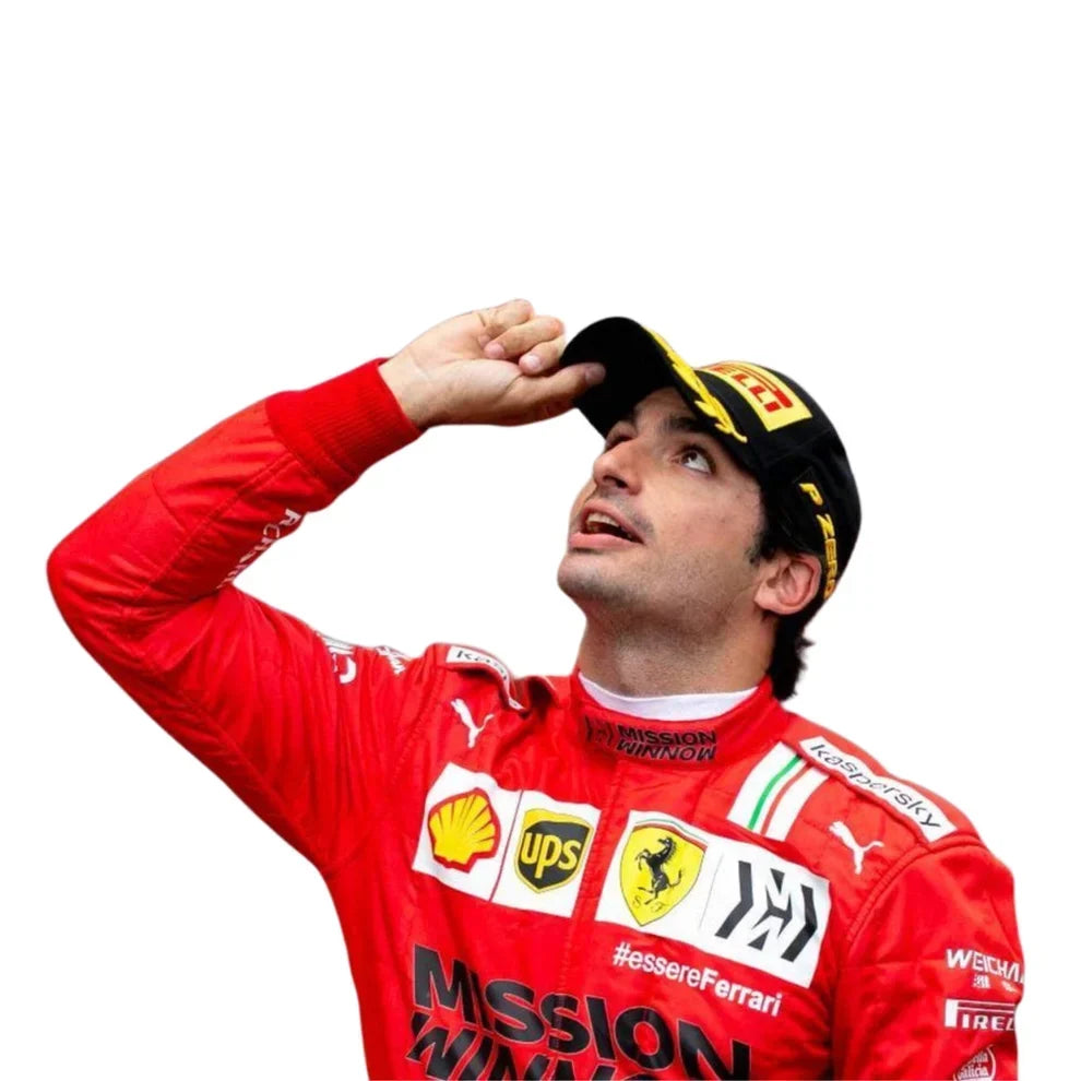 Carlos Sainz 2021 Ferrari F1 Race Suit - Fine Racewears