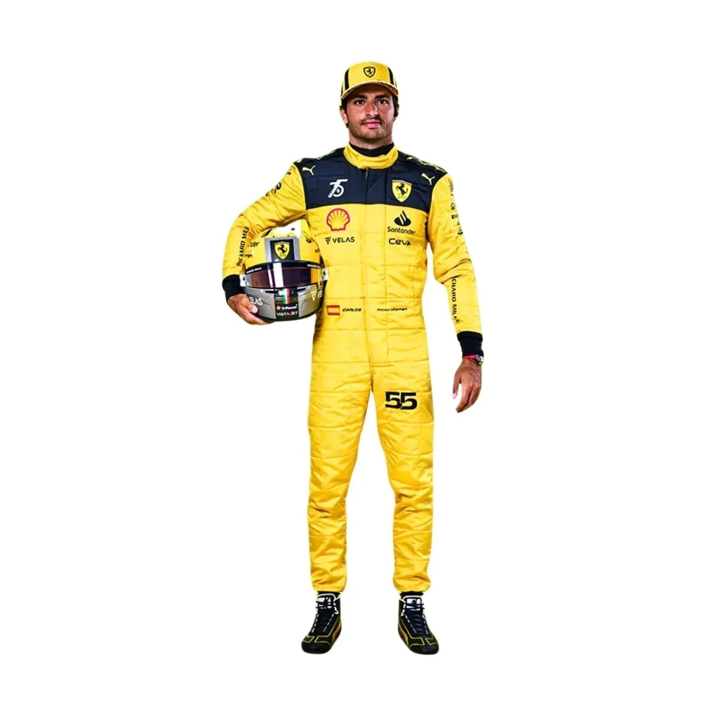 2022 Carlos Sainz 75th Anniversary F1 Racing Suit | Fine Racegear - Fine Racewears