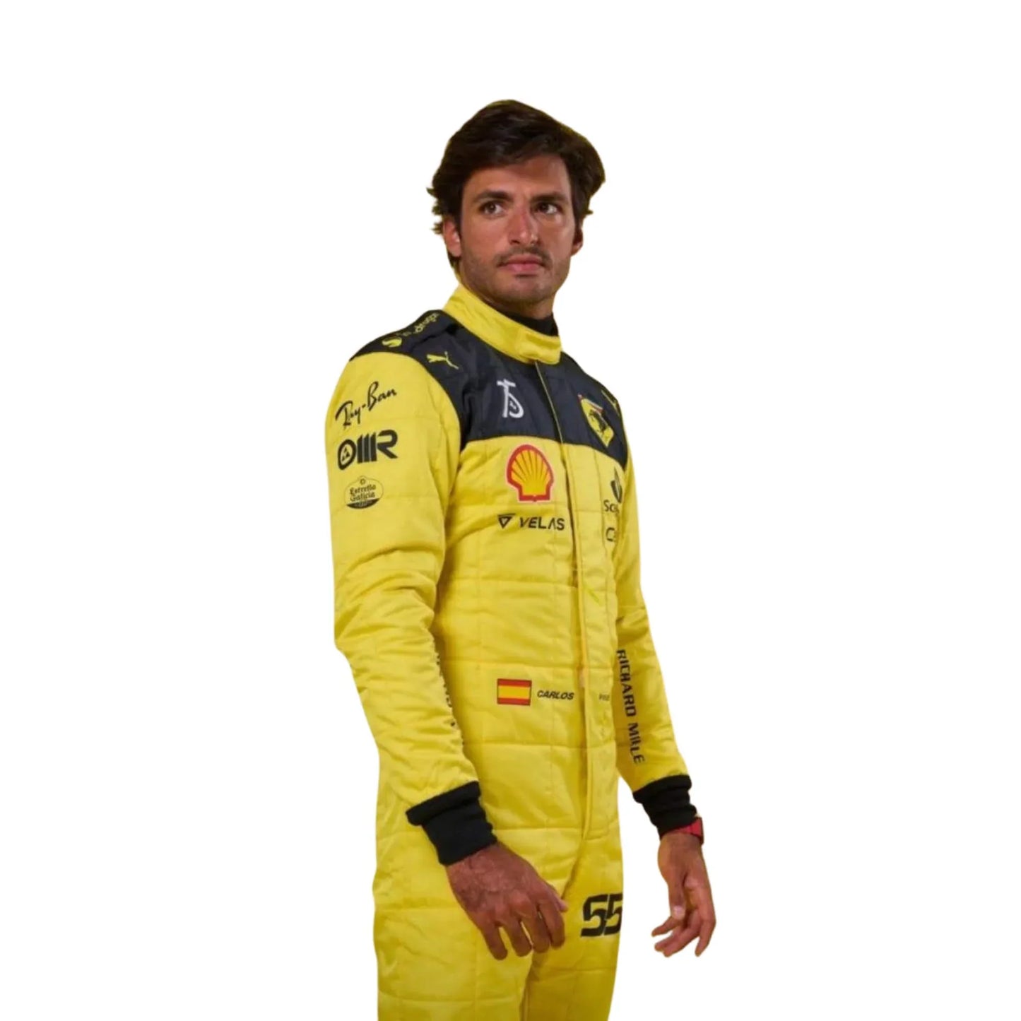 2022 Carlos Sainz 75th Anniversary F1 Racing Suit | Fine Racegear - Fine Racewears
