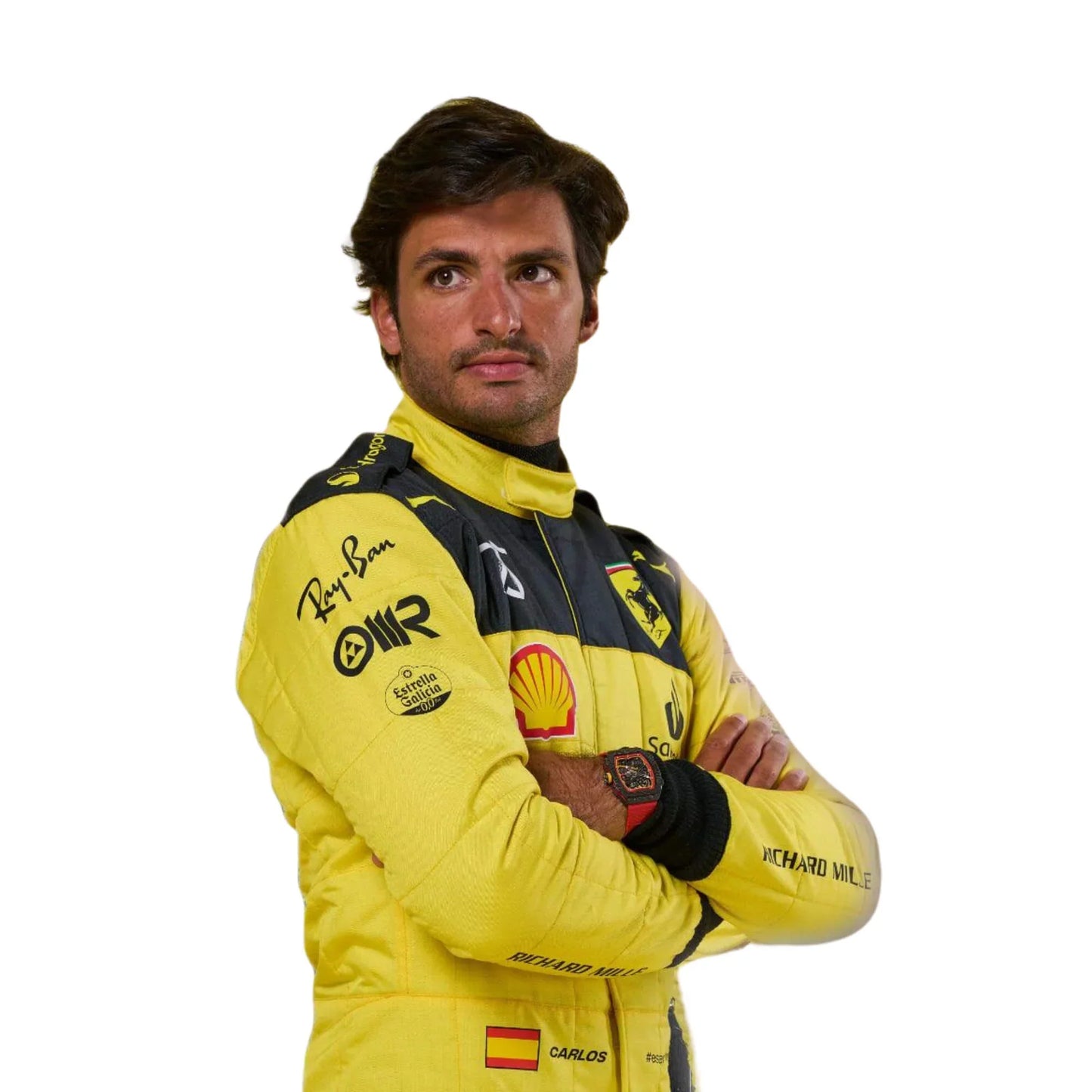 2022 Carlos Sainz 75th Anniversary F1 Racing Suit | Fine Racegear - Fine Racewears