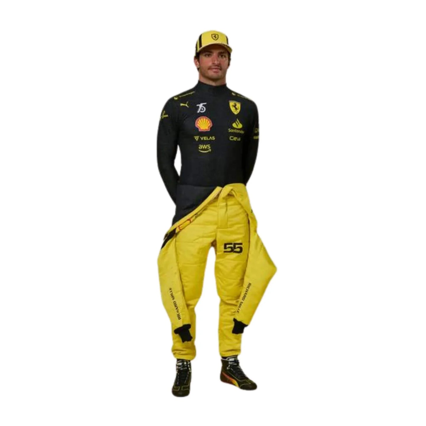 2022 Carlos Sainz 75th Anniversary F1 Racing Suit | Fine Racegear - Fine Racewears