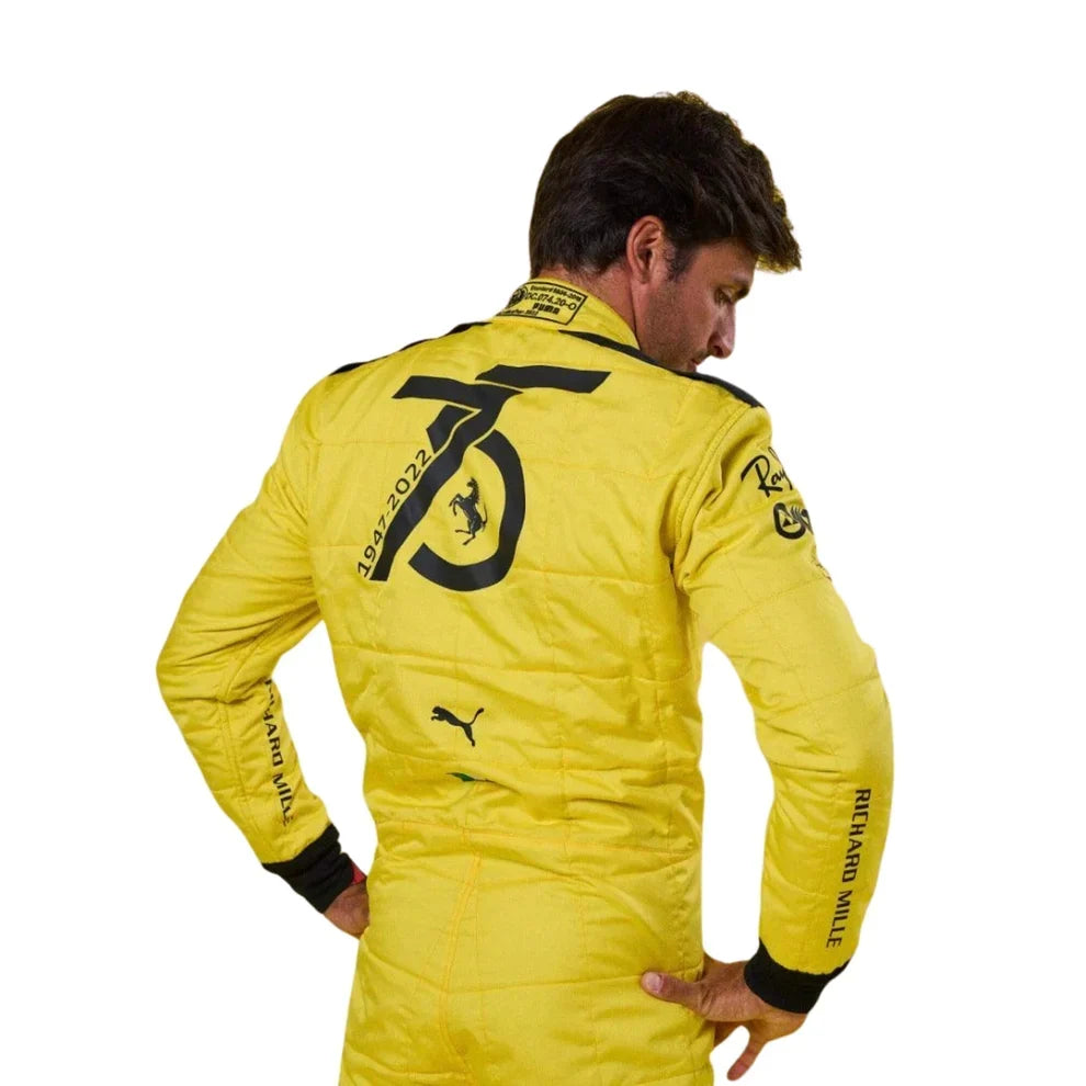 Carlos Sainz Ferrari's 75th anniversary F1 Suit Special Edition - Fine Racewears