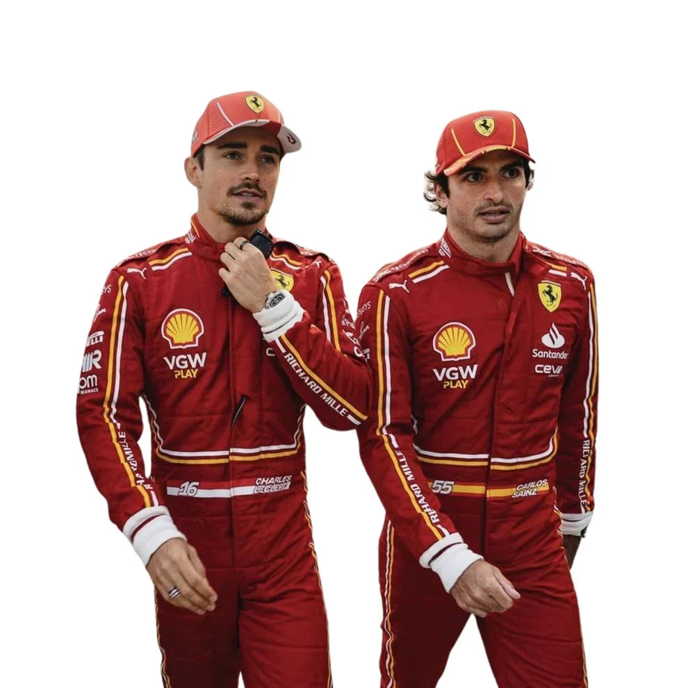 2024 Carlos Sainz Jr. Scuderia Ferrari F1 Race suit - Fine Racewears