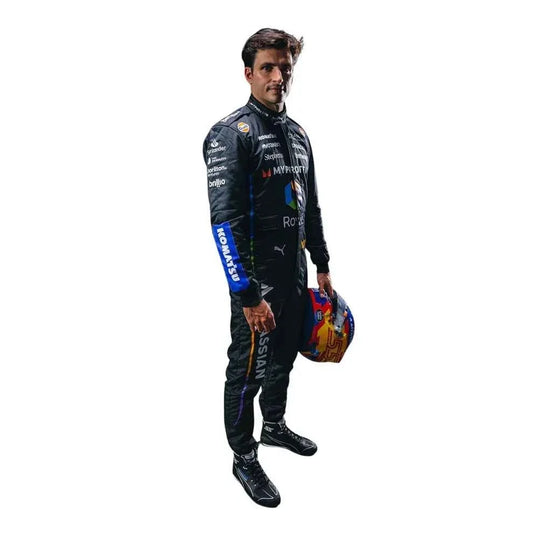 Carlos Sainz 2025 Las Vegas GP Williams F1 Racing Suit