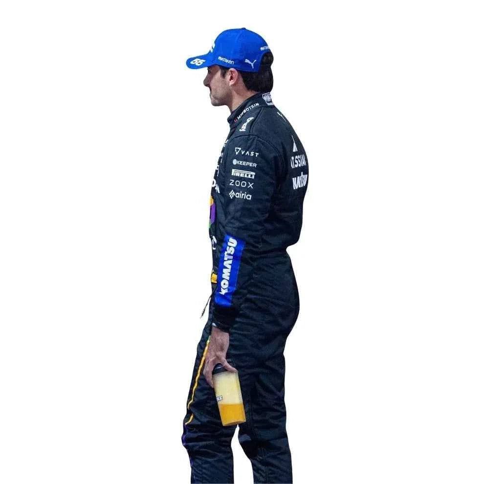 Carlos Sainz 2025 Las Vegas GP Williams F1 Racing Suit