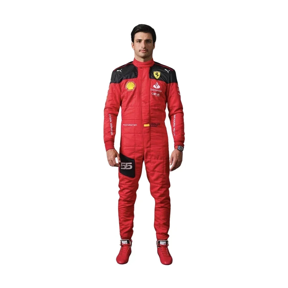 2023 Carlos Sainz Scuderia Ferrari F1 Race Suit - Fine Racewears