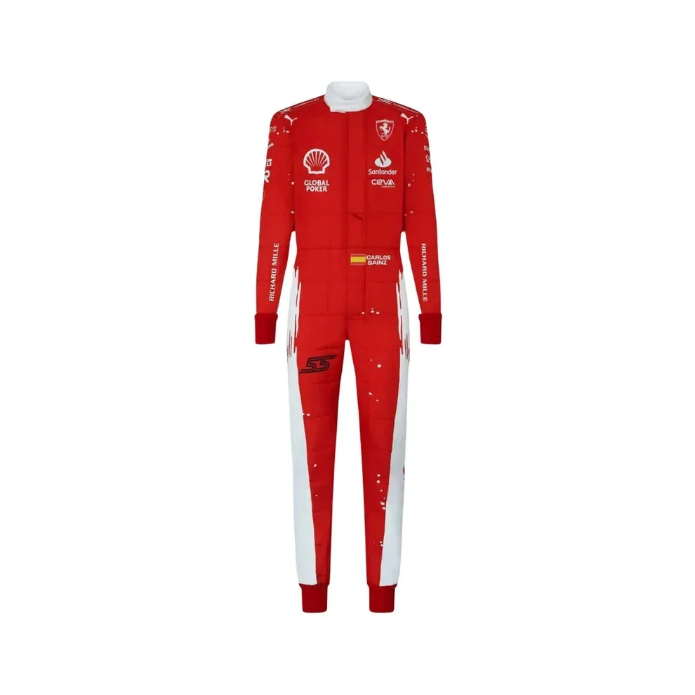 2023 Carlos Sainz las vegas GP special edition Ferrari F1 Race Suit - Fine Racewears