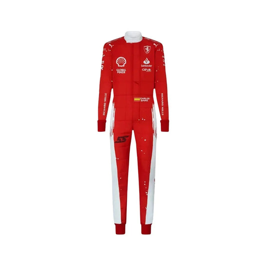 2023 Carlos Sainz las vegas GP special edition Ferrari F1 Race Suit - Fine Racewears
