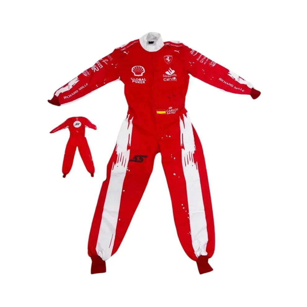 2023 Carlos Sainz las vegas GP special edition Ferrari F1 Race Suit - Fine Racewears