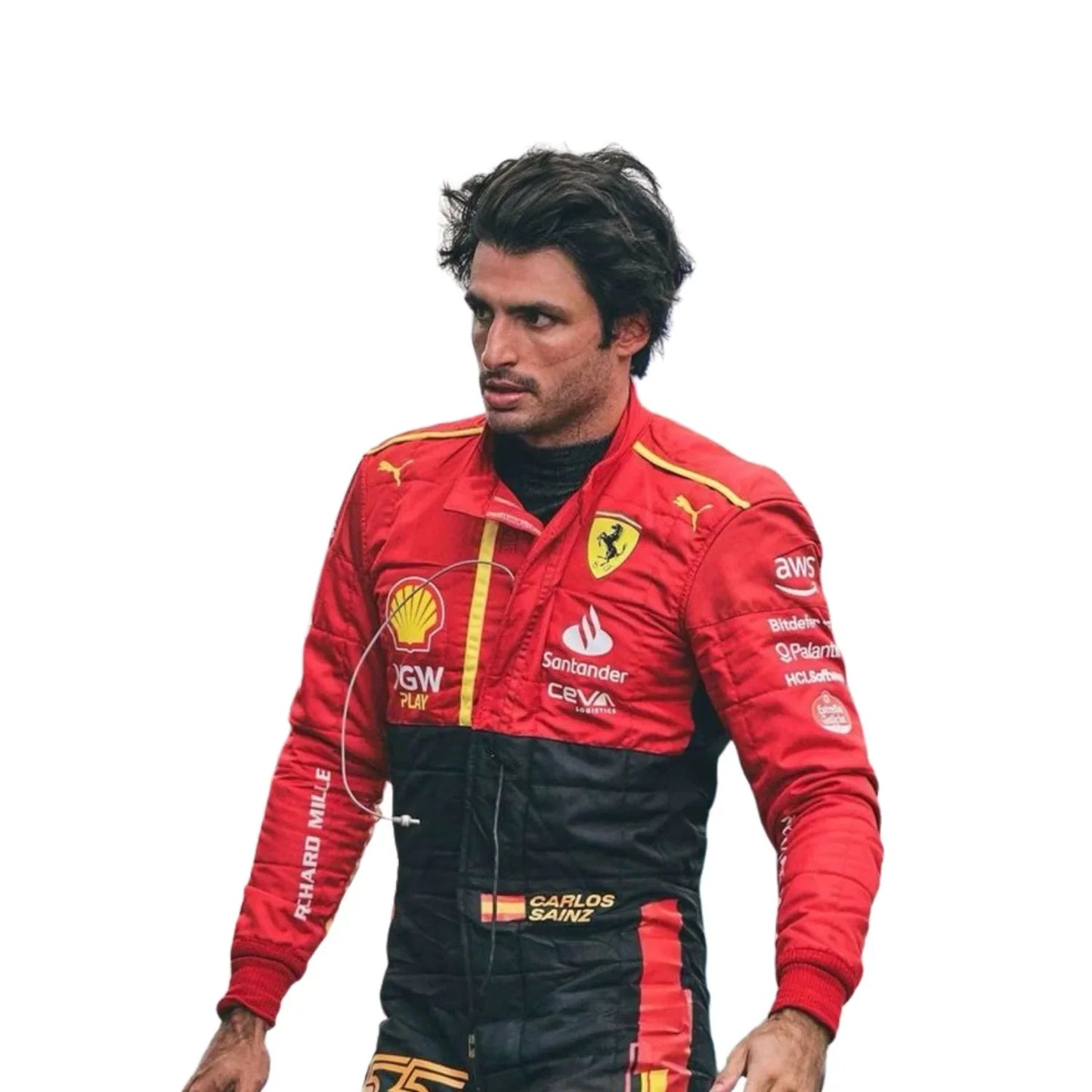 2023 Carlos Sainz Spain GP F1 Racing Suit | Fine Racegear - Fine Racewears